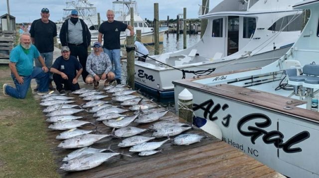 outer banks fishing for blackfin