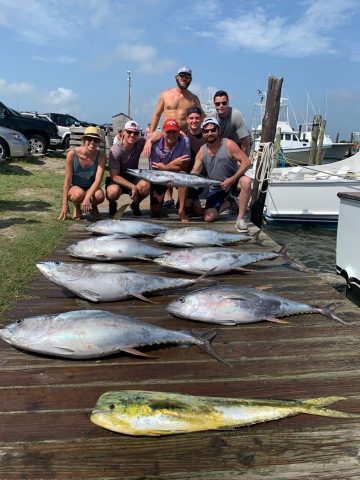 yellowfin tuna fishing out of north carolina