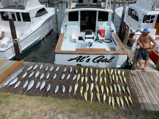 tuna and mahi fishing on the outer banks