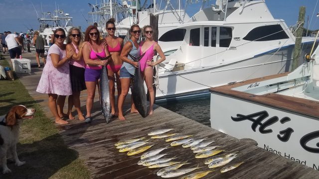 yellowfin tuna and mahi - nags head